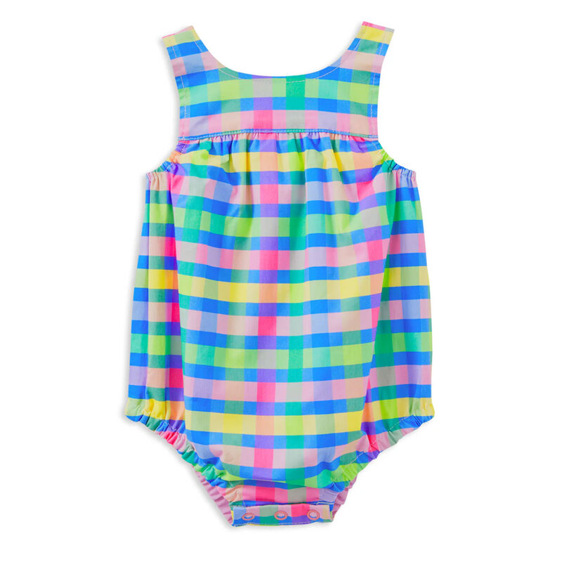 Milky Picnic Check Playsuit image number 1